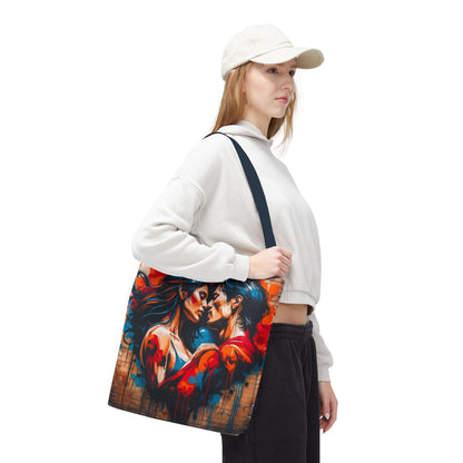 Artistic Surge - Eco-Friendly Canvas Tote Bag - LOVERS