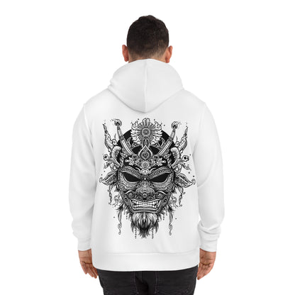 Bold Oni Mask Hoodie - Japanese Irezumi Tattoo Art Streetwear