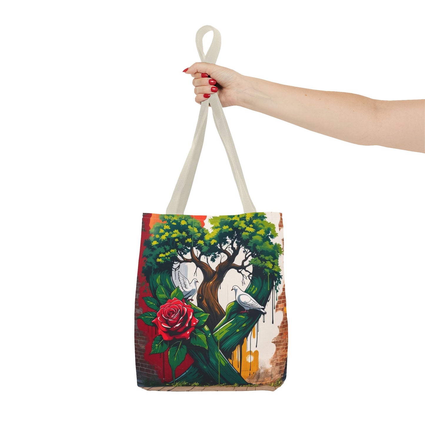 Artistic Surge - Eco-Friendly Canvas Tote Bag - ROSE