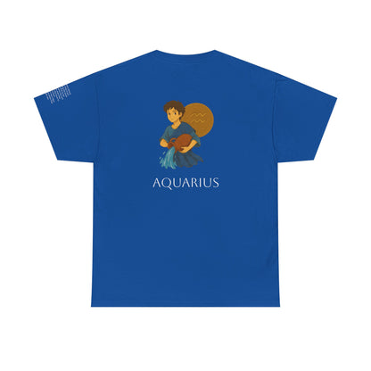 AQUARIUS - Dreamy Zodiac T-Shirts – The Magic of the Stars in Ghibli Style