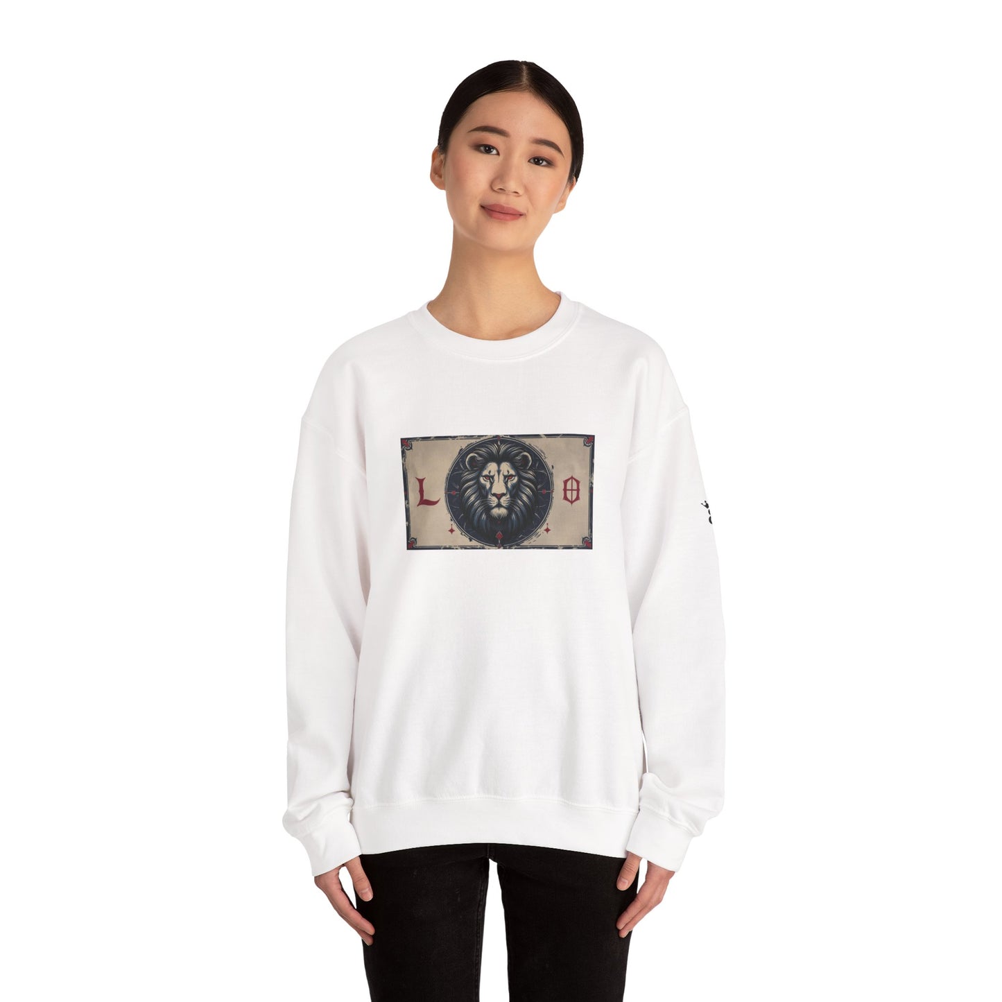 Leo - Gothic Zodiac Blue Sweatshirt