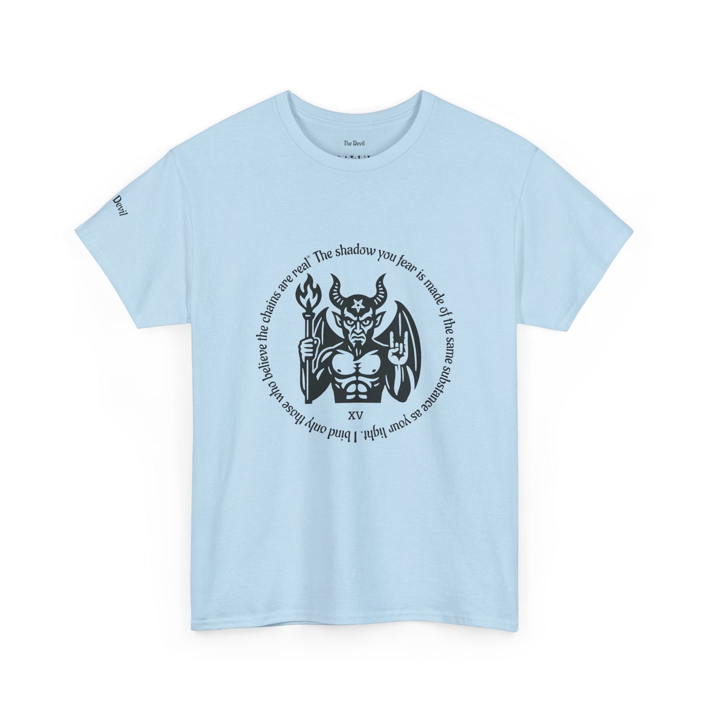 The Devil - ArcanaPop T-Shirt – Where Tarot Magic Meets Pop Art