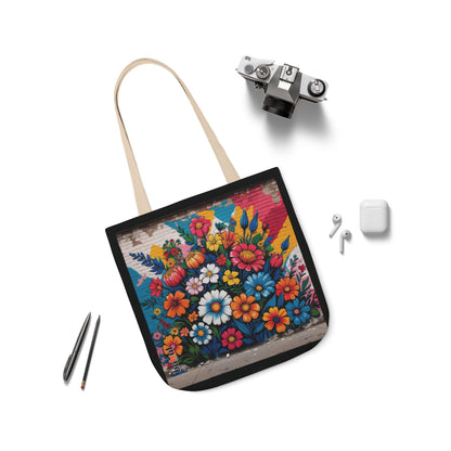 Artistic Surge - Eco-Friendly Canvas Tote Bag - FLOWERS