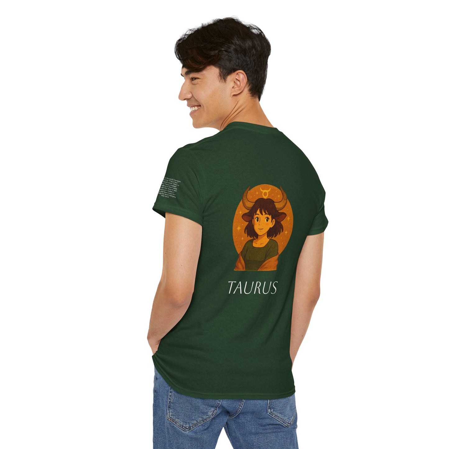 TAURUS - Dreamy Zodiac T-Shirts – The Magic of the Stars in Ghibli Style