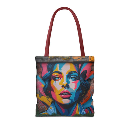 Artistic Surge - Eco-Friendly Canvas Tote Bag - WOMAN'S FACE