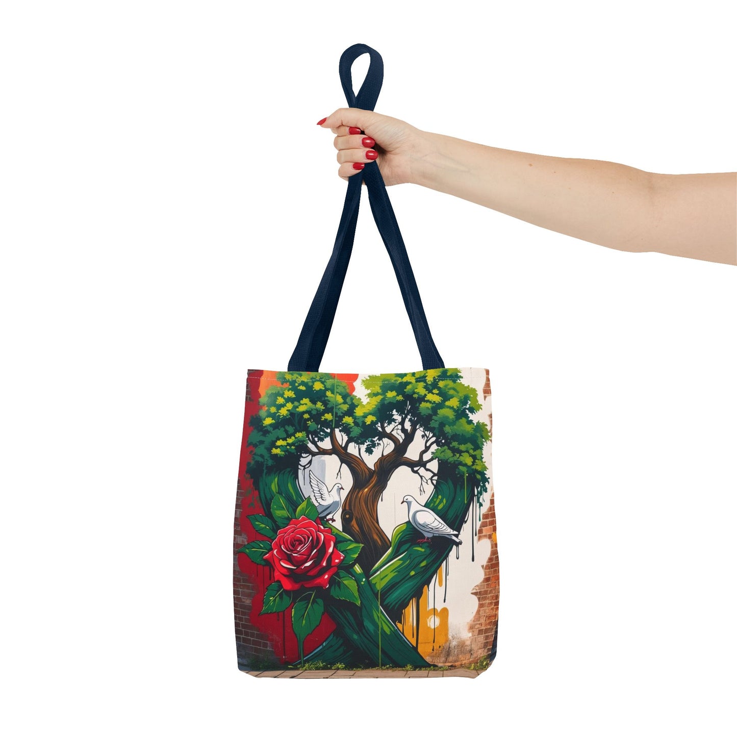 Artistic Surge - Eco-Friendly Canvas Tote Bag - ROSE
