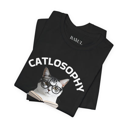 Catlosophy Unisex Jersey Short Sleeve Tee –  "I am not ignoring you" Design