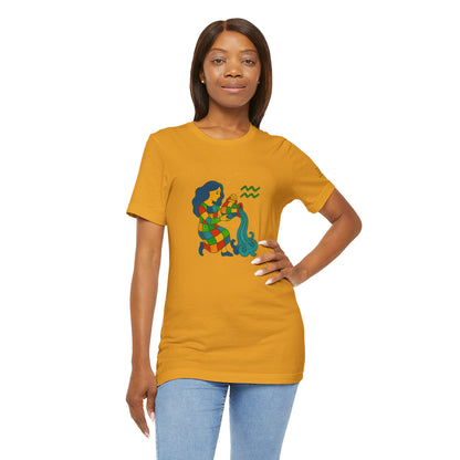 AQUARIUS - T-shirt, The Zodiac in Colors