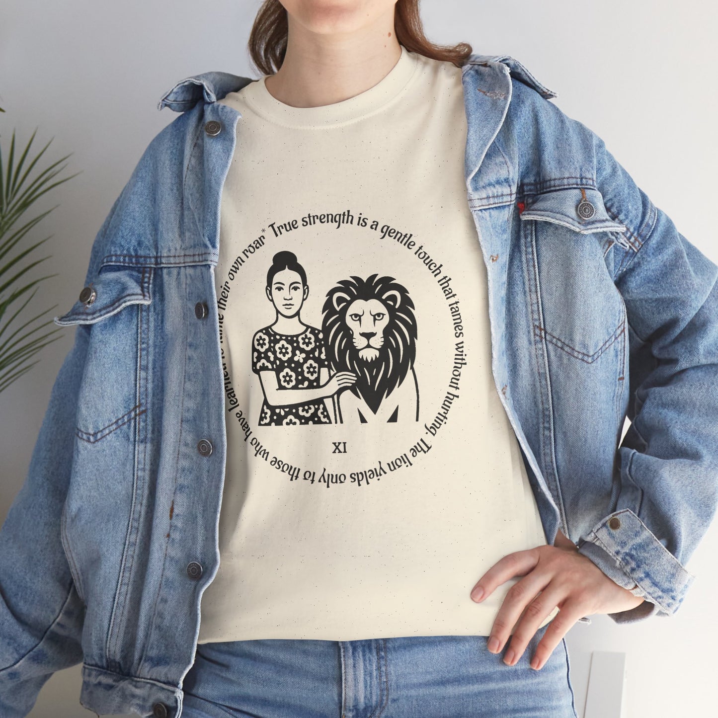 Strength - ArcanaPop T-Shirt – Where Tarot Magic Meets Pop Art