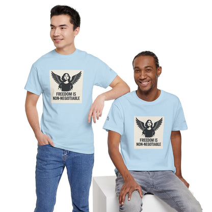 Rebel Graphic Tee - Unisex Heavy Cotton T-Shirt for the Wild at Heart. Rebel Tees, Born to Be Worn - FREEDOM IS NON-NEGOTIABLE