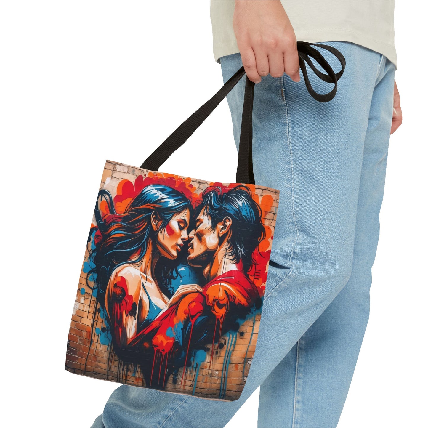 Artistic Surge - Eco-Friendly Canvas Tote Bag - LOVERS