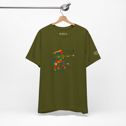SAGITTARIUS - T-shirt, The Zodiac in Colors