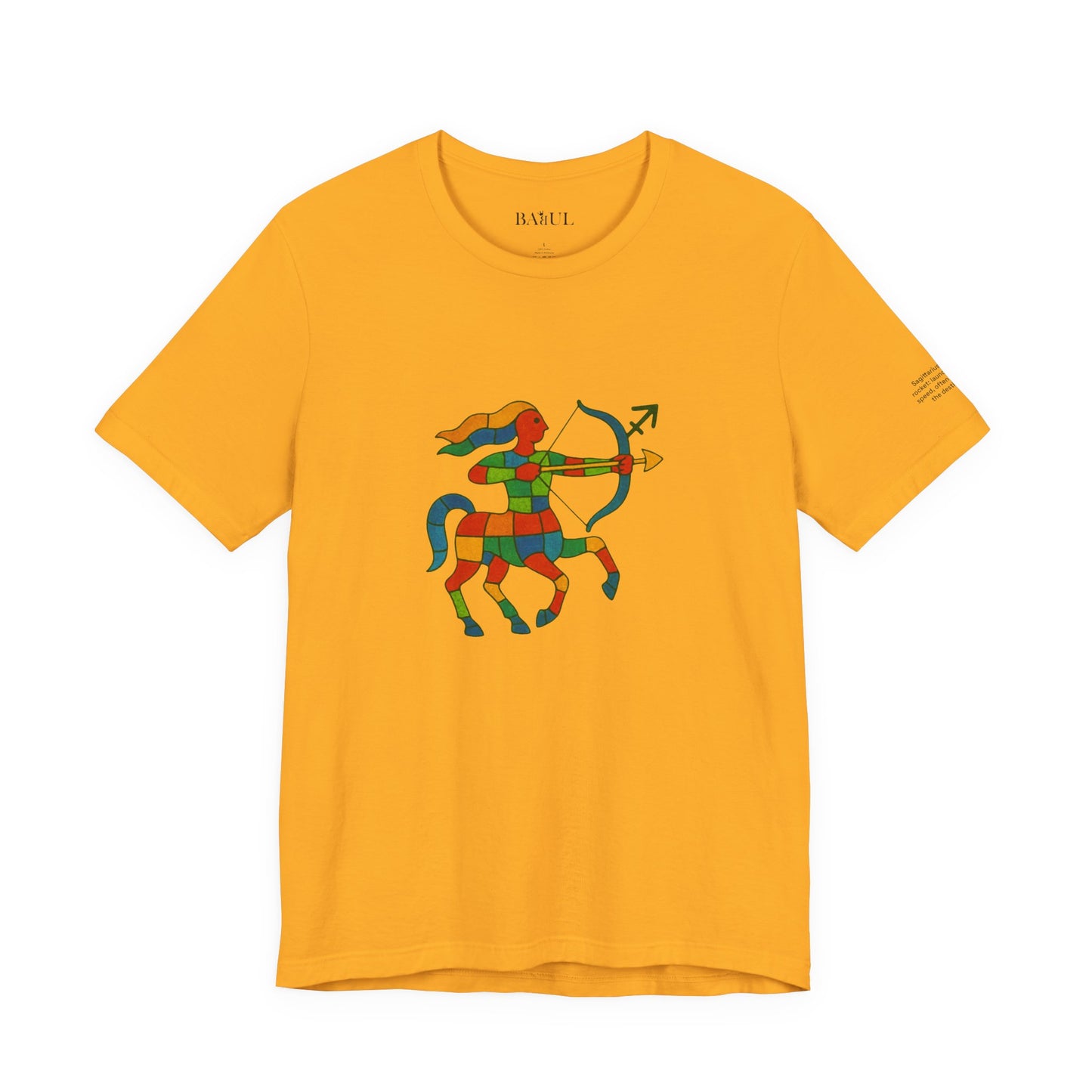 SAGITTARIUS - T-shirt, The Zodiac in Colors