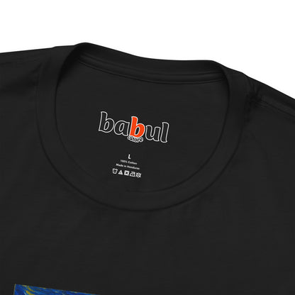 DOGART Unisex Jersey Dog T-Shirt - VAN GOGH - Iconic Painting Reimagined with Dogs