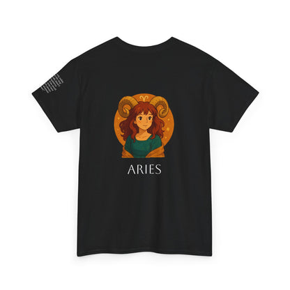 Aries - Dreamy Zodiac T-Shirts – The Magic of the Stars in Ghibli Style