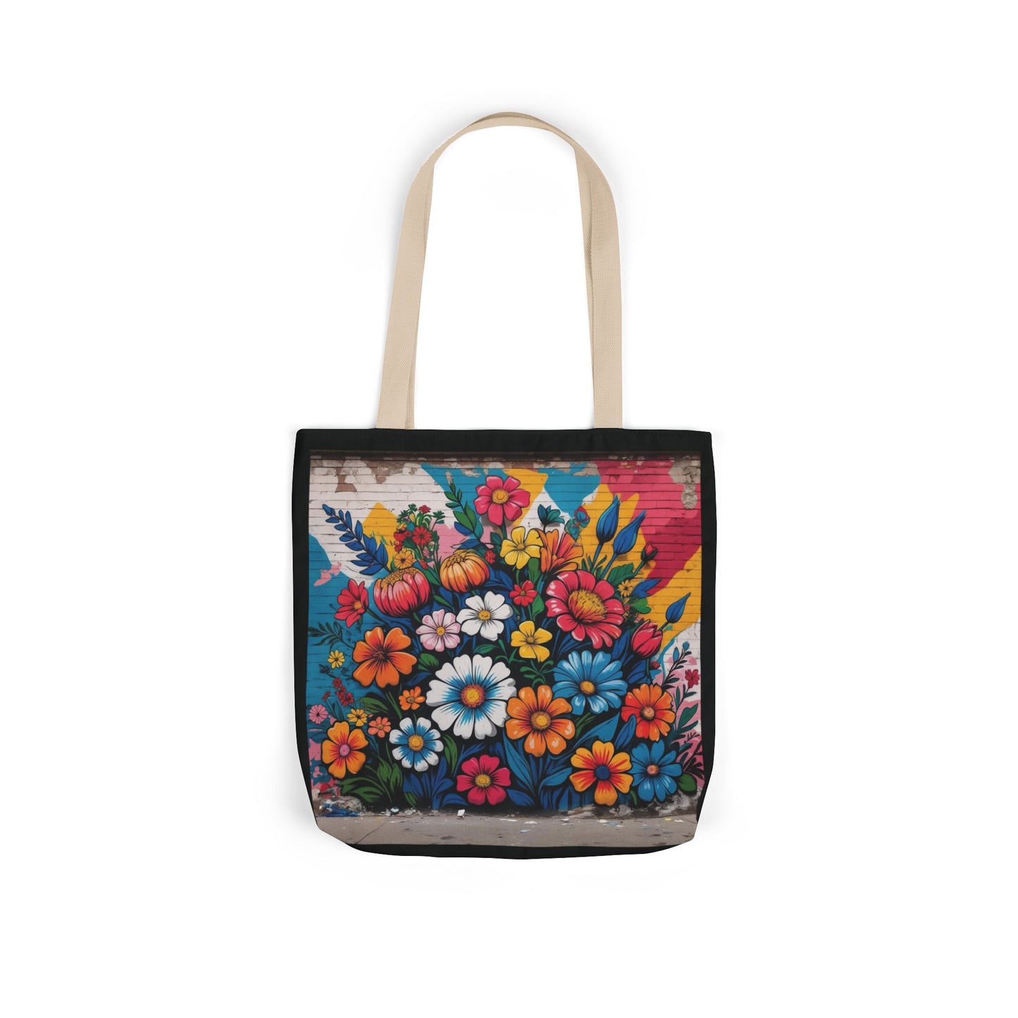 Artistic Surge - Eco-Friendly Canvas Tote Bag - FLOWERS
