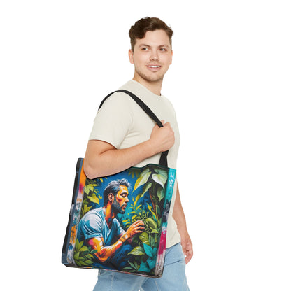 Artistic Surge - Eco-Friendly Canvas Tote Bag - LOVE FOR NATURE