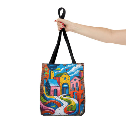 Artistic Surge - Eco-Friendly Canvas Tote Bag - HOUSES