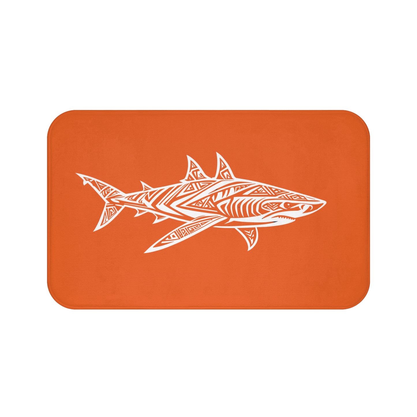 Tribal Bath Mat. Ocean Energy, Tribal Style