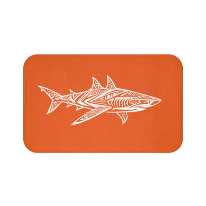 Tribal Bath Mat. Ocean Energy, Tribal Style