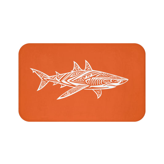 Tribal Bath Mat. Ocean Energy, Tribal Style