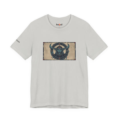 Capricorn - Gothic Zodiac T-Shirt. Zodiac in the Shadows