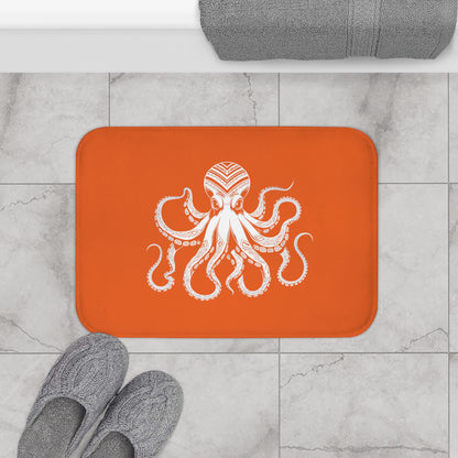 Tribal Bath Mat. Ocean Energy, Tribal Style
