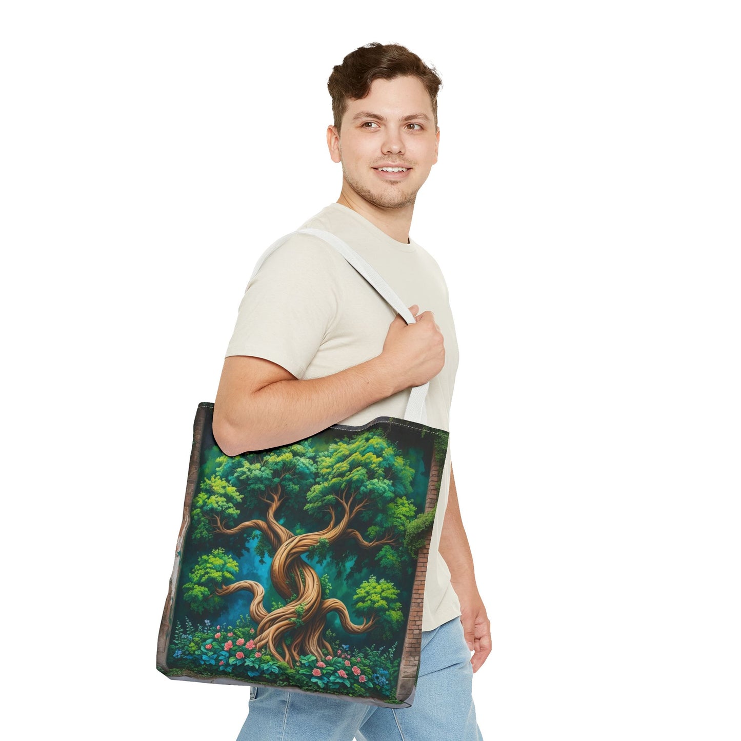 Artistic Surge - Eco-Friendly Canvas Tote Bag - TREE