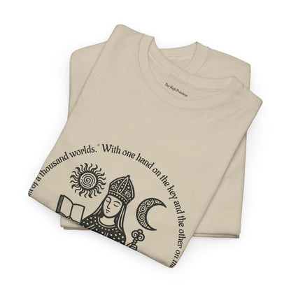 The High Priestess - ArcanaPop T-Shirt – Where Tarot Magic Meets Pop Art