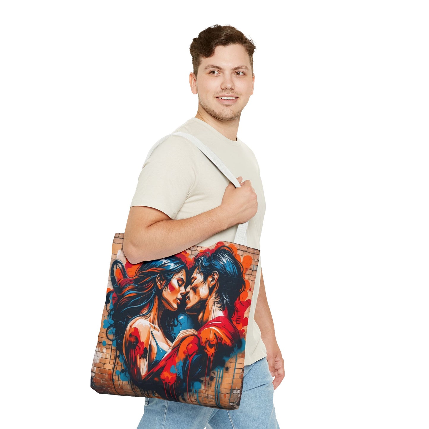 Artistic Surge - Eco-Friendly Canvas Tote Bag - LOVERS