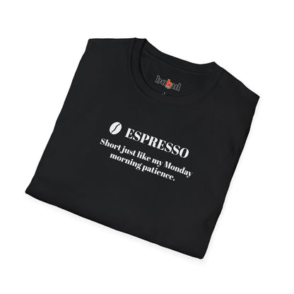 CoffeeTherapy T-Shirt – Irony Is the Best Cure (Right After Coffee)