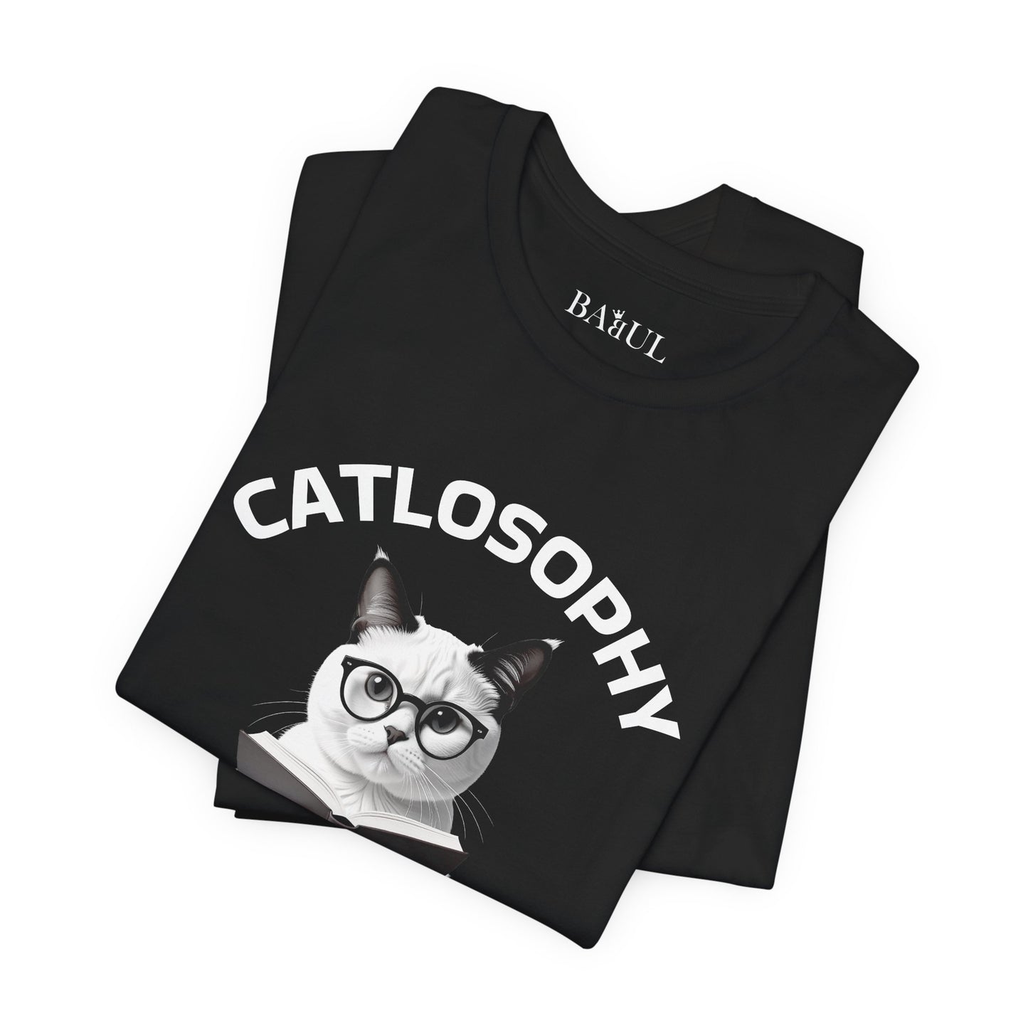Catlosophy Unisex Jersey Short Sleeve Tee –  "The Key to Life" Design