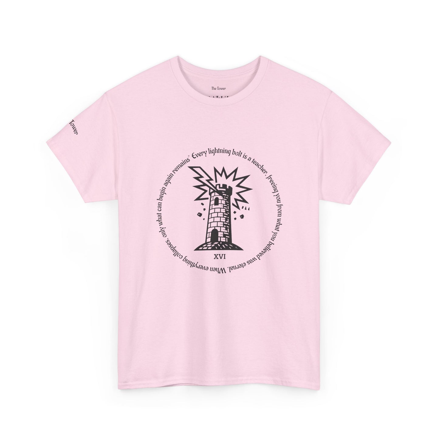 The Tower - ArcanaPop T-Shirt – Where Tarot Magic Meets Pop Art