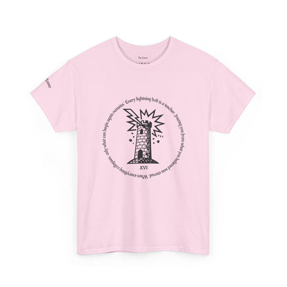The Tower - ArcanaPop T-Shirt – Where Tarot Magic Meets Pop Art