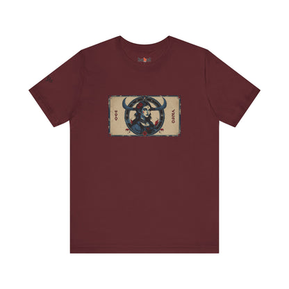 Virgo - Gothic Zodiac T-Shirt. Zodiac in the Shadows