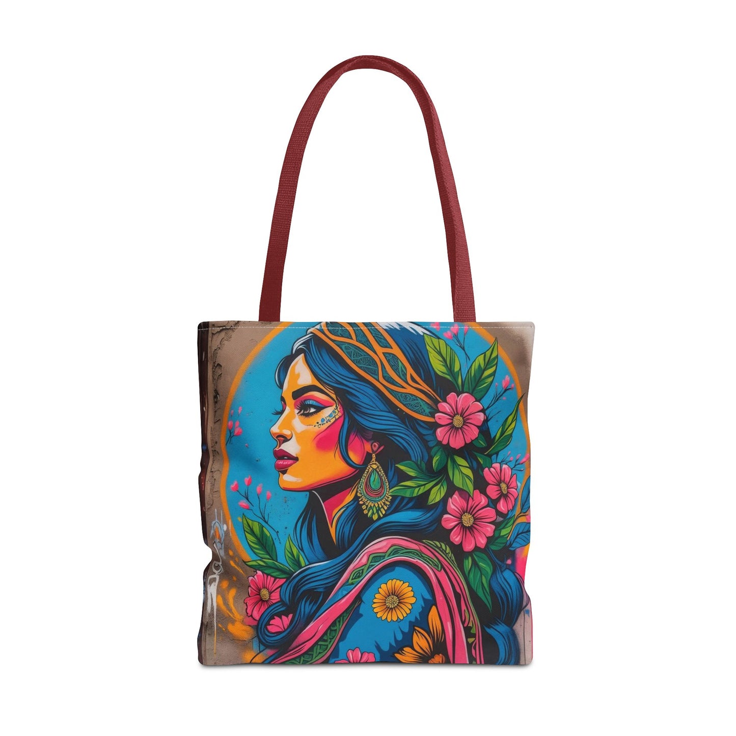Artistic Surge - Eco-Friendly Canvas Tote Bag - FLOWERING WOMAN