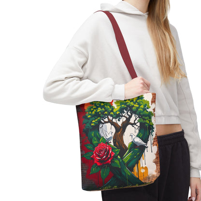 Artistic Surge - Eco-Friendly Canvas Tote Bag - ROSE