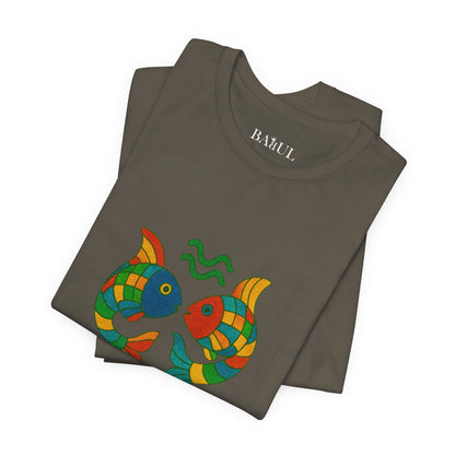 PISCES - T-shirt, The Zodiac in Colors