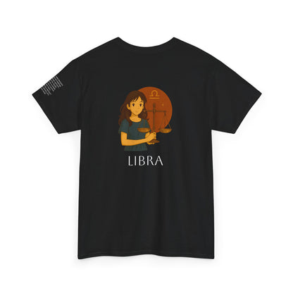 LIBRA - Dreamy Zodiac T-Shirts – The Magic of the Stars in Ghibli Style