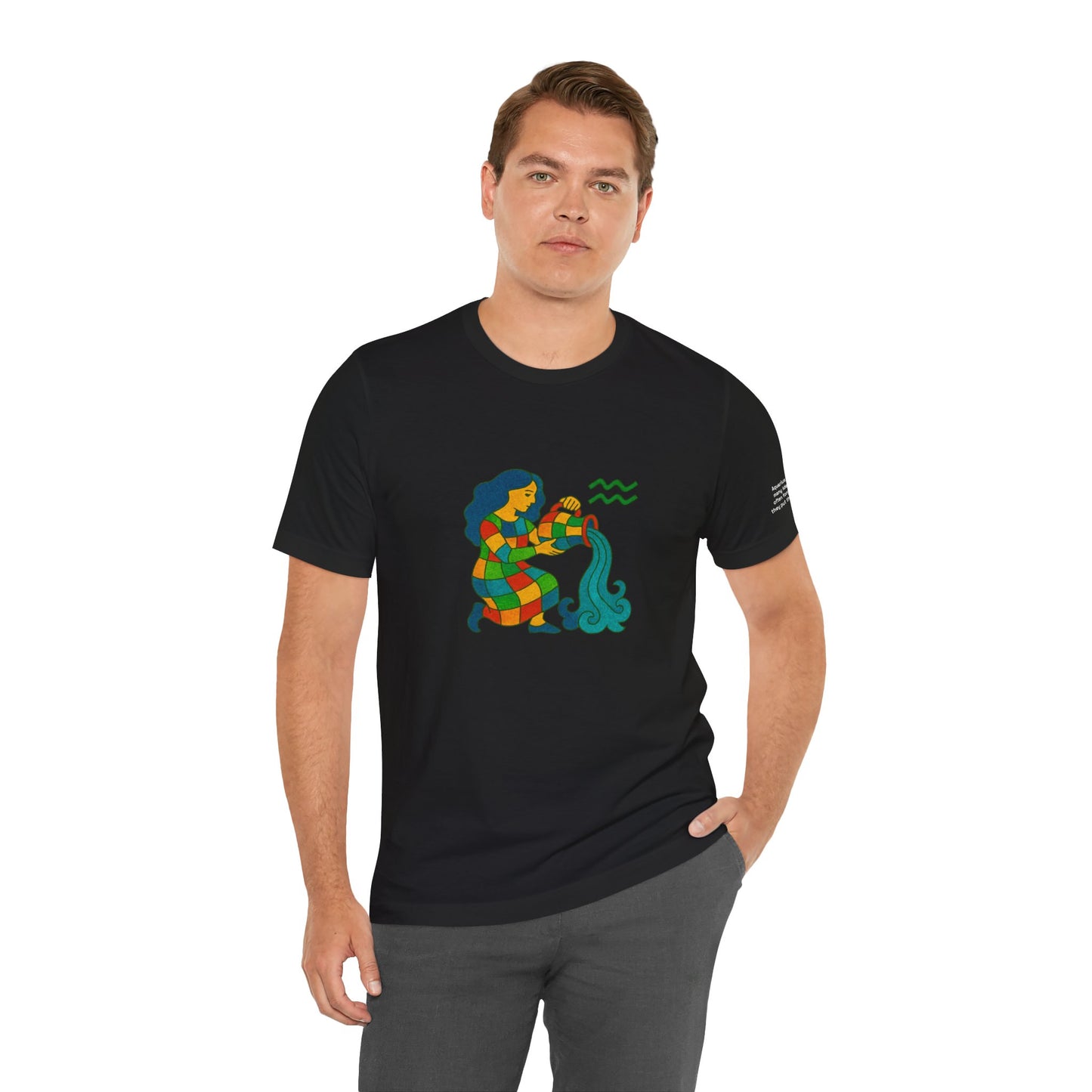 AQUARIUS - T-shirt, The Zodiac in Colors