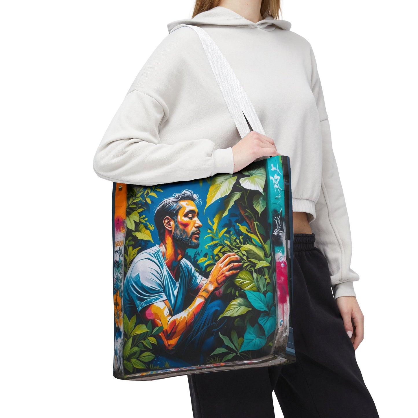 Artistic Surge - Eco-Friendly Canvas Tote Bag - LOVE FOR NATURE
