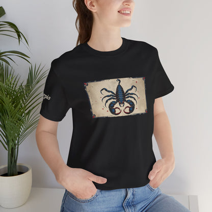 Scorpio - Gothic Zodiac T-Shirt. Zodiac in the Shadows