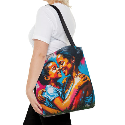 Artistic Surge - Eco-Friendly Canvas Tote Bag - SMILING HUG