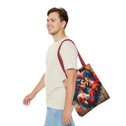 Artistic Surge - Eco-Friendly Canvas Tote Bag - LOVERS