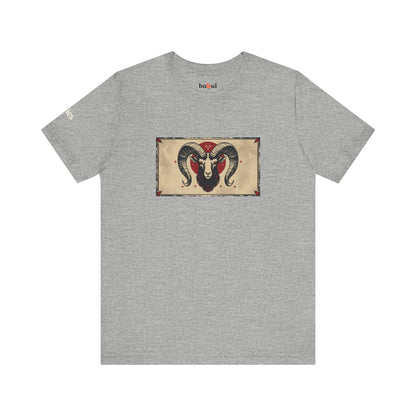 Aries - Gothic Zodiac T-Shirt. Zodiac in the Shadows