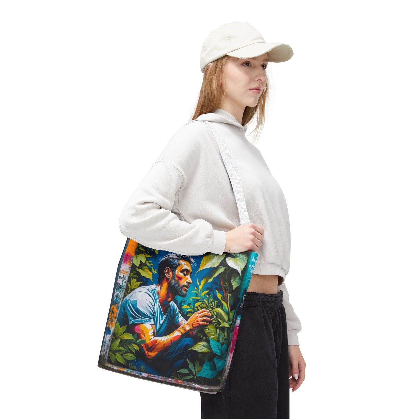 Artistic Surge - Eco-Friendly Canvas Tote Bag - LOVE FOR NATURE