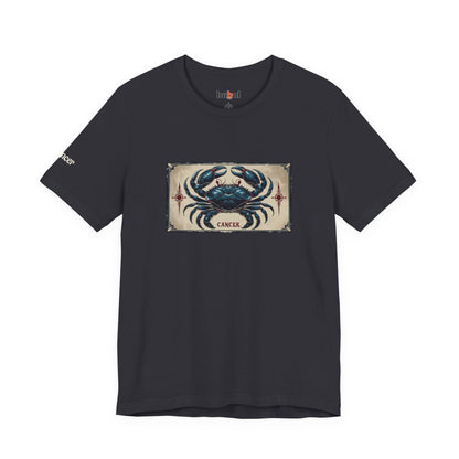 Cancer - Gothic Zodiac T-Shirt. Zodiac in the Shadows