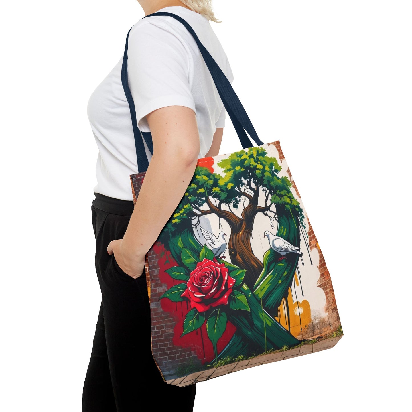 Artistic Surge - Eco-Friendly Canvas Tote Bag - ROSE