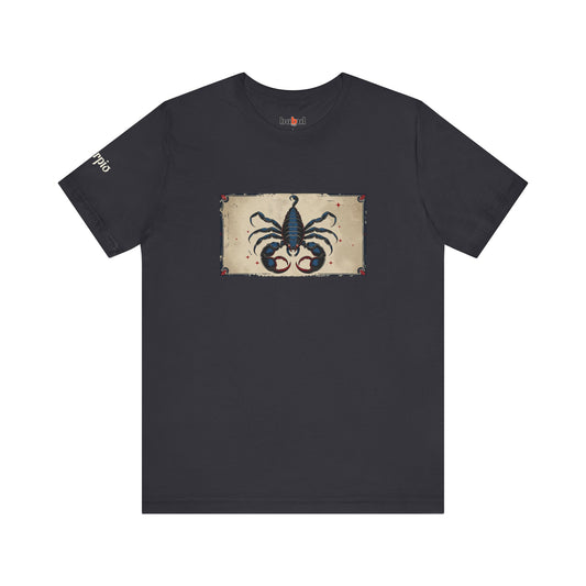 Scorpio - Gothic Zodiac T-Shirt. Zodiac in the Shadows