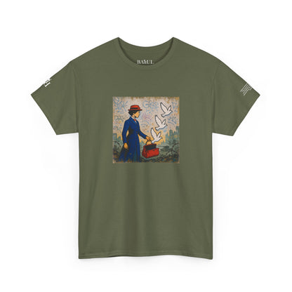 Rebel Graphic Tee - Unisex Heavy Cotton T-Shirt for the Wild at Heart. Rebel Tees, Born to Be Worn